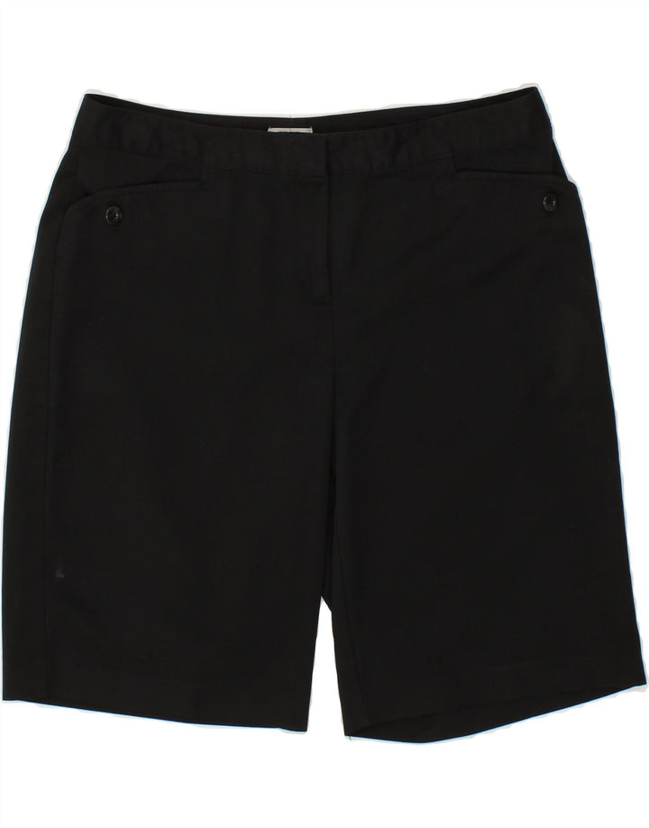 IZOD Womens Casual Shorts US 10 Large W32 Black Polyester Vintage Izod and Second-Hand Izod from Messina Hembry 