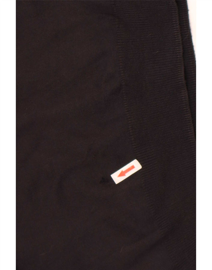 Maglione maglione girocollo da uomo, vestibilità regolare, Zara, grande, marrone