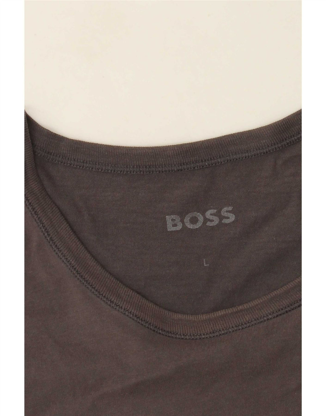 T-shirt da donna Hugo Boss Top UK 14 grande grigia