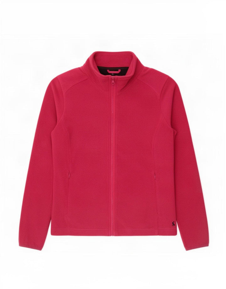 Giacca in pile da donna Joules UK 14 poliestere rosa medio