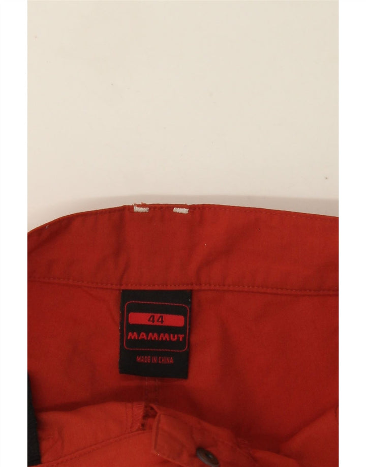 Pantaloni cargo dritti da donna MAMMUT EU 44 XL W36 L30 Nylon rosso