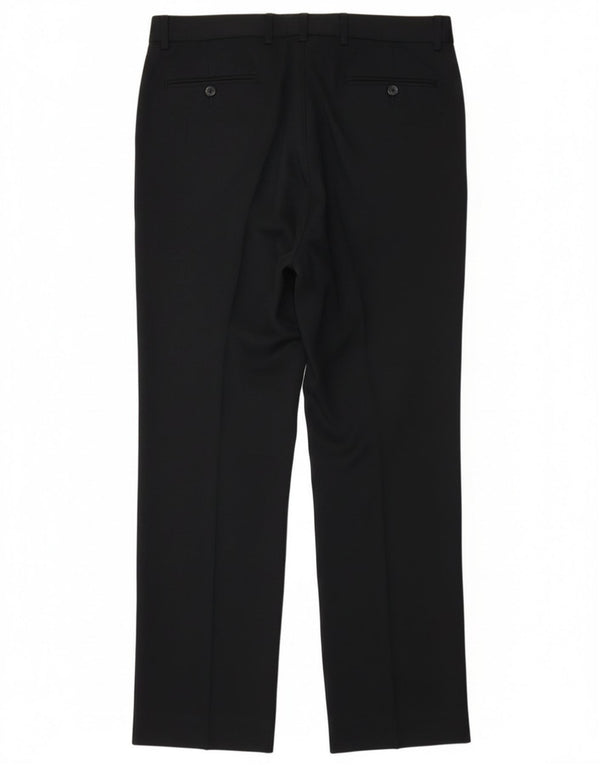 Pantaloni da abito dritti da donna St. Bernard EU 42 Large W32 L31 Blu Navy