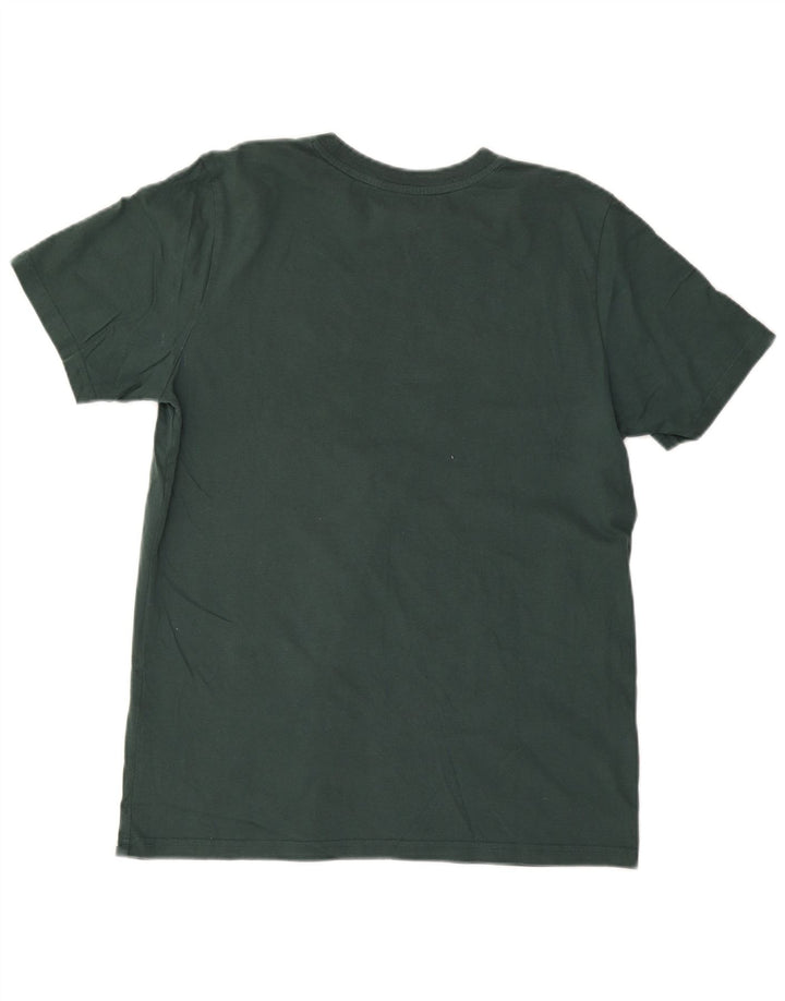 T-shirt grafica vintage da uomo SUPERDRY Top grande in cotone verde