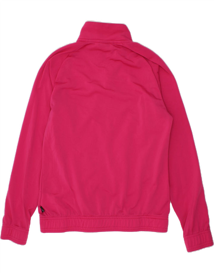 PUMA Girls Tracksuit Top Jacket 11-12 Years Pink Polyester Vintage Puma and Second-Hand Puma from Messina Hembry 