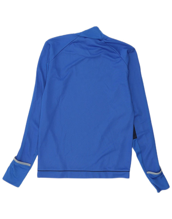 Top ADIDAS Climacool da uomo a maniche lunghe XS blu in poliestere color block