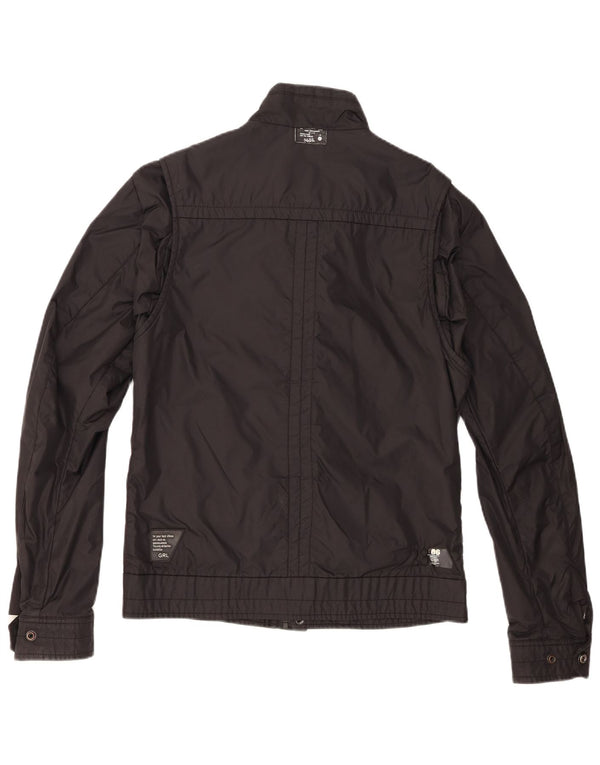 Giubbotto bomber da uomo vintage UK 40 grande cotone nero
