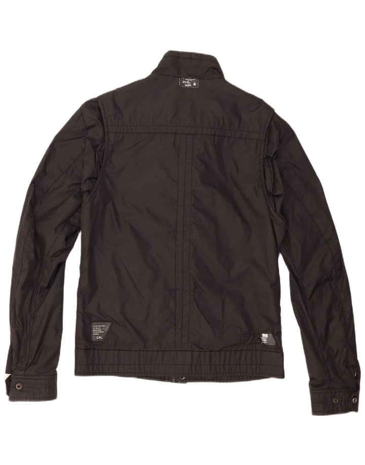 Giubbotto bomber da uomo vintage UK 40 grande cotone nero