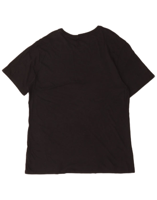 T-shirt grafica da uomo Nike Top XL in cotone nero
