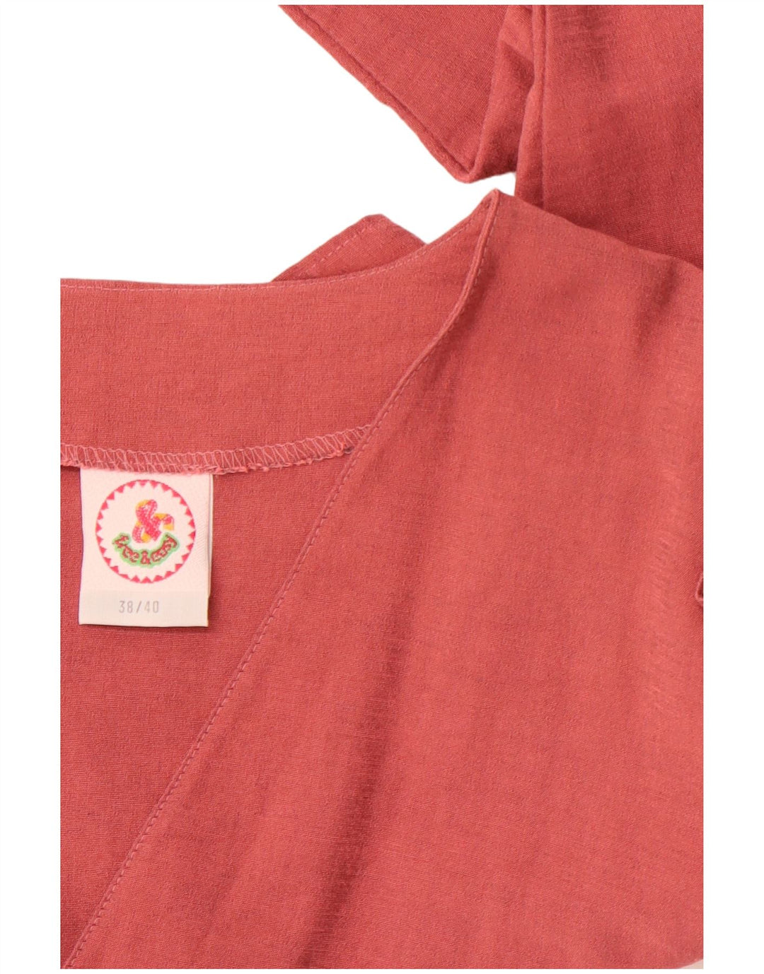 Top corto da donna VINTAGE EU 38/40 Viscosa rosa medio