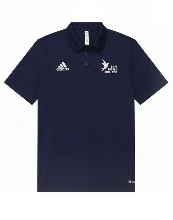 Polo Adidas da uomo Aeroready Graphic piccola in poliestere blu navy
