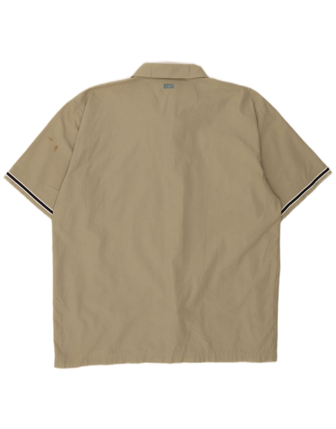 Maglia a maniche corte da uomo Adidas UK 44/46 Large Poliestere kaki