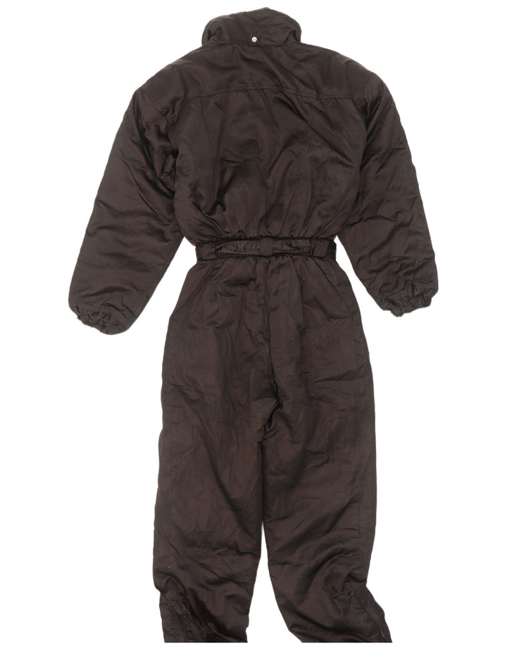 Tuta da sci vintage da donna IT 46 grande nera