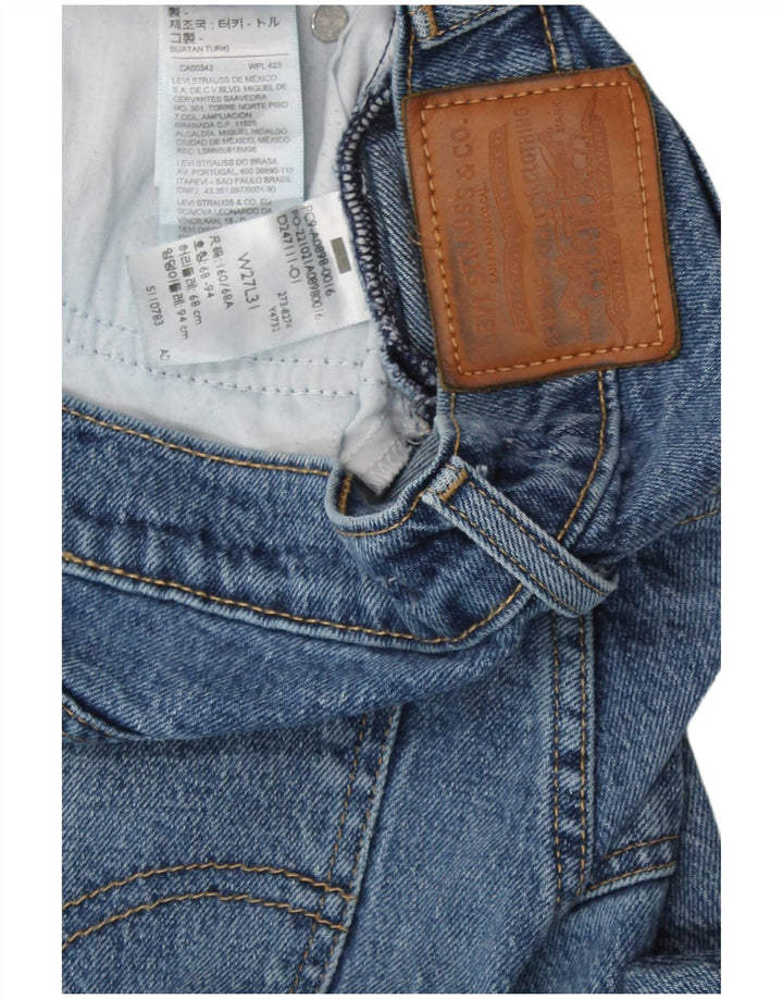 Jeans Levi's da donna a vita alta W27 L31 cotone blu