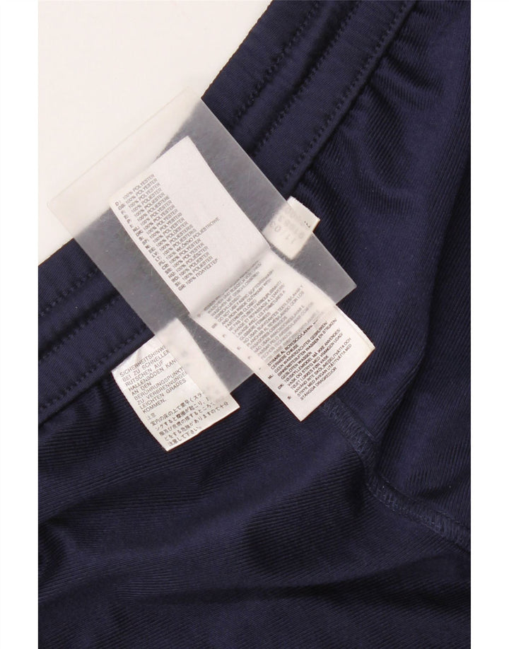 Pantaloni da tuta da uomo Adidas Joggers UK 40/44 Poliestere blu navy medio