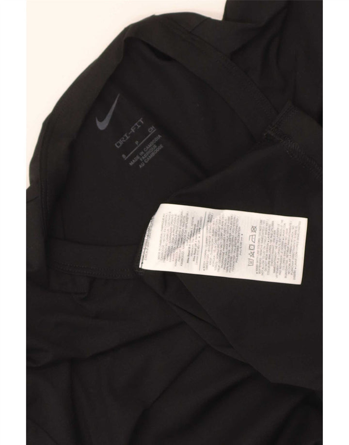 T-shirt Nike Dri Fit da uomo, piccola, in poliestere nero