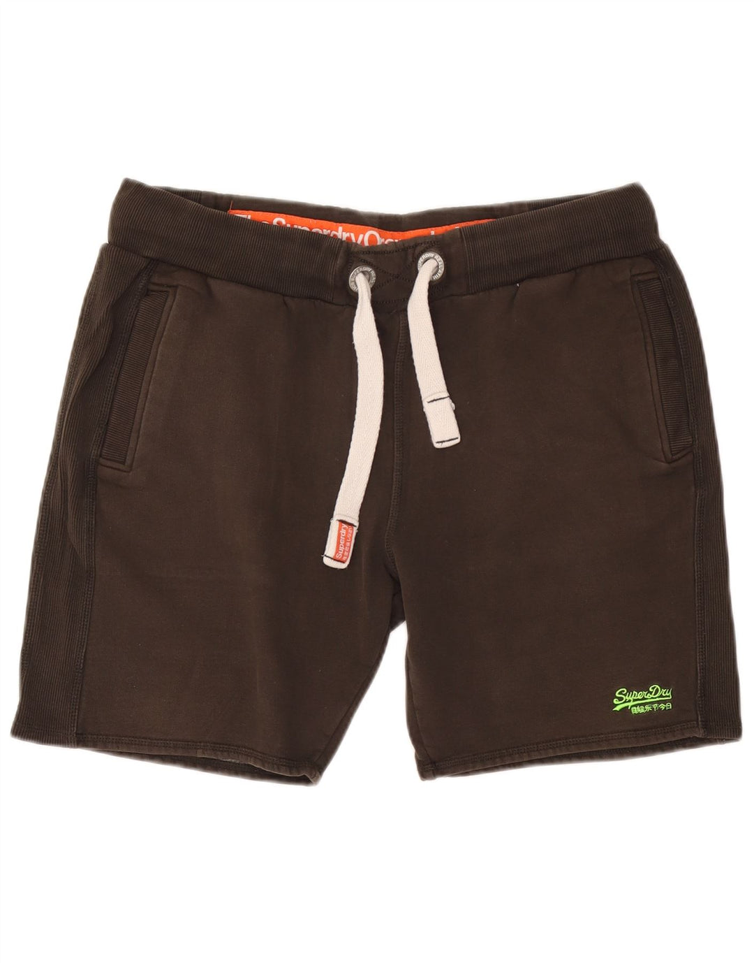 Pantaloncini sportivi da uomo Superdry XL in cotone marrone