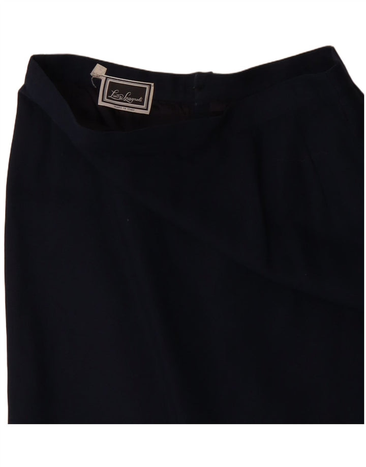 Gonna dritta da donna LUISA SPAGNOLI IT 44 media W28 blu navy