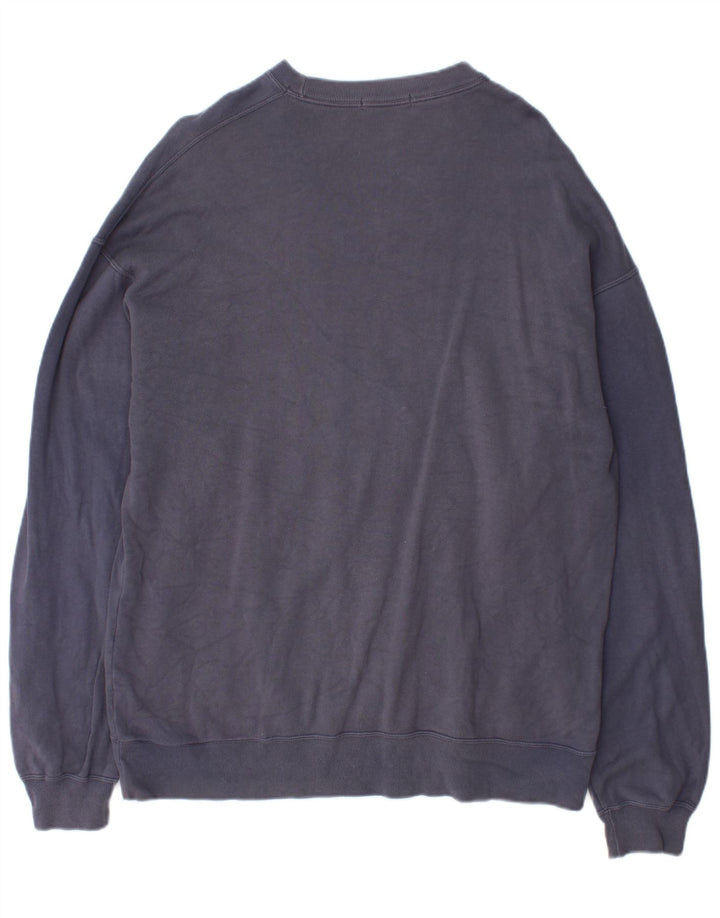 Felpa da uomo Marks & Spencer, grande, in cotone blu navy