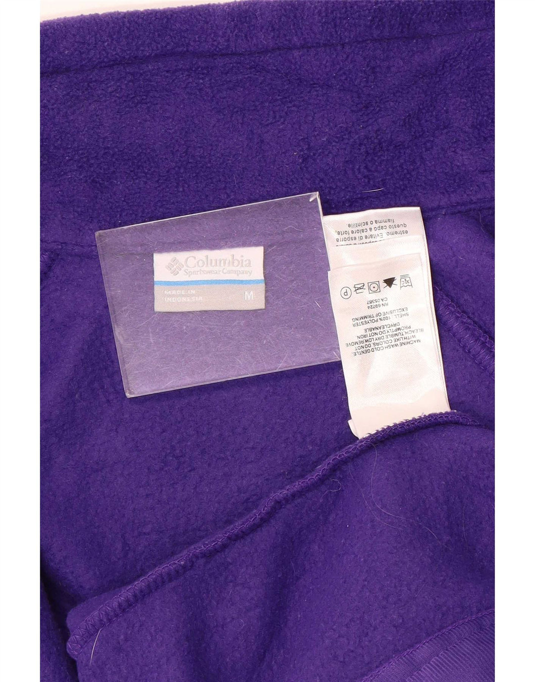 Giacca in pile da donna Columbia UK 14 poliestere viola medio