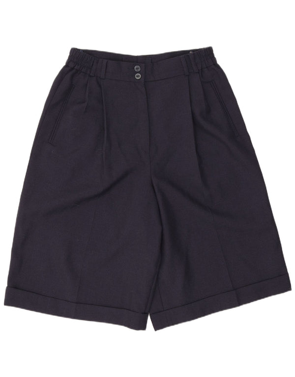 Your Sixth Sense Womens High Waist Casual Shorts EU 40 Medium W28 Navy Blue