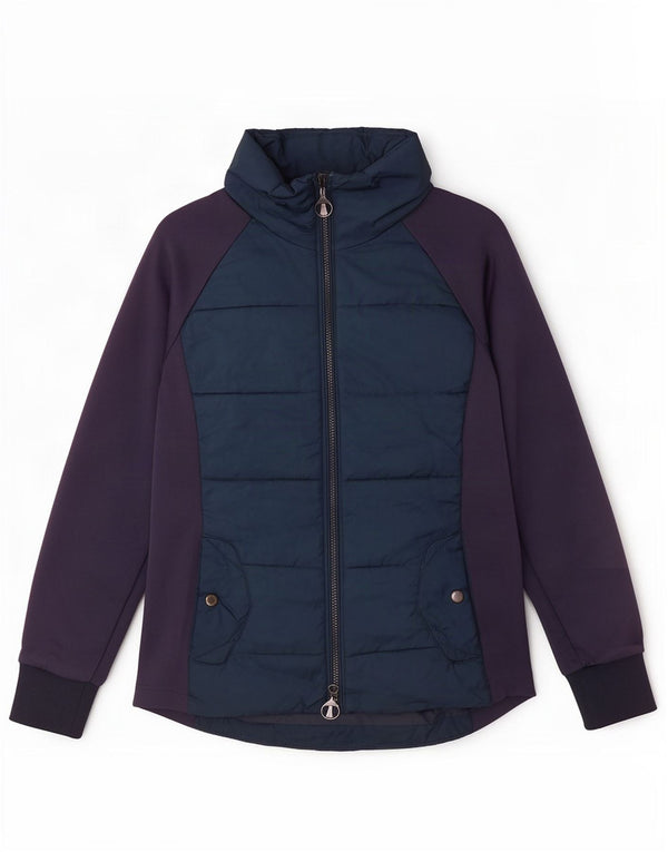 Giacca da tuta da donna Barbour UK 12 Medium Navy Blue Colourblock