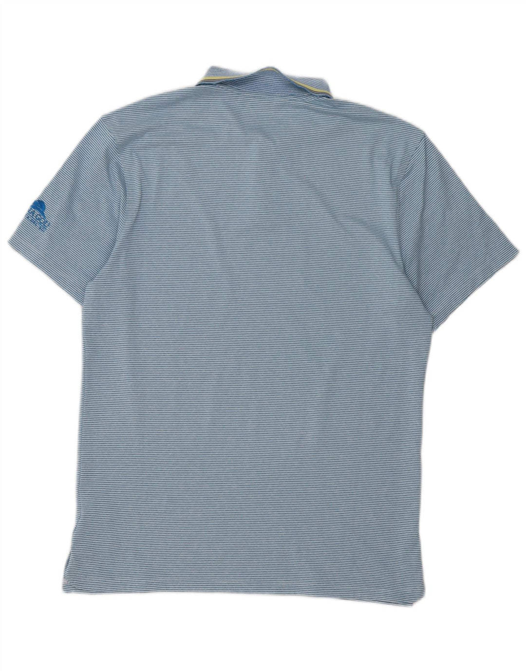 Polo Nike da uomo Dri Fit piccola in poliestere a righe blu