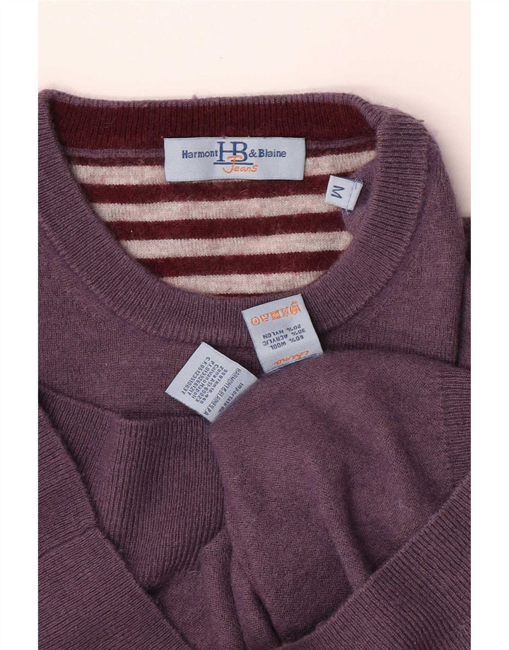 Maglione da uomo girocollo Harmont & Blaine in lana viola medio