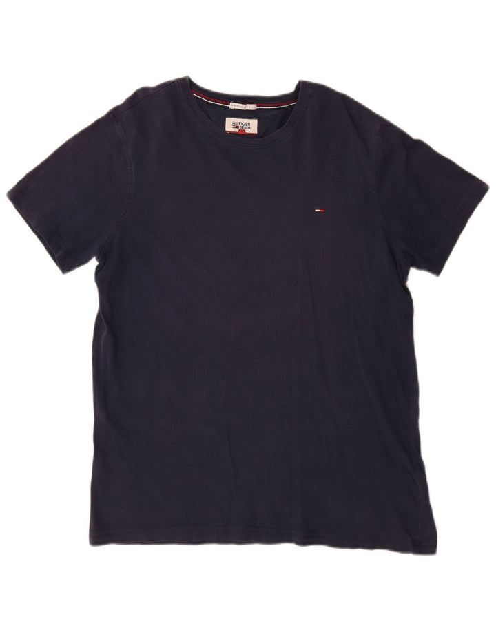 T-shirt da uomo Tommy Hilfiger Top grande blu navy