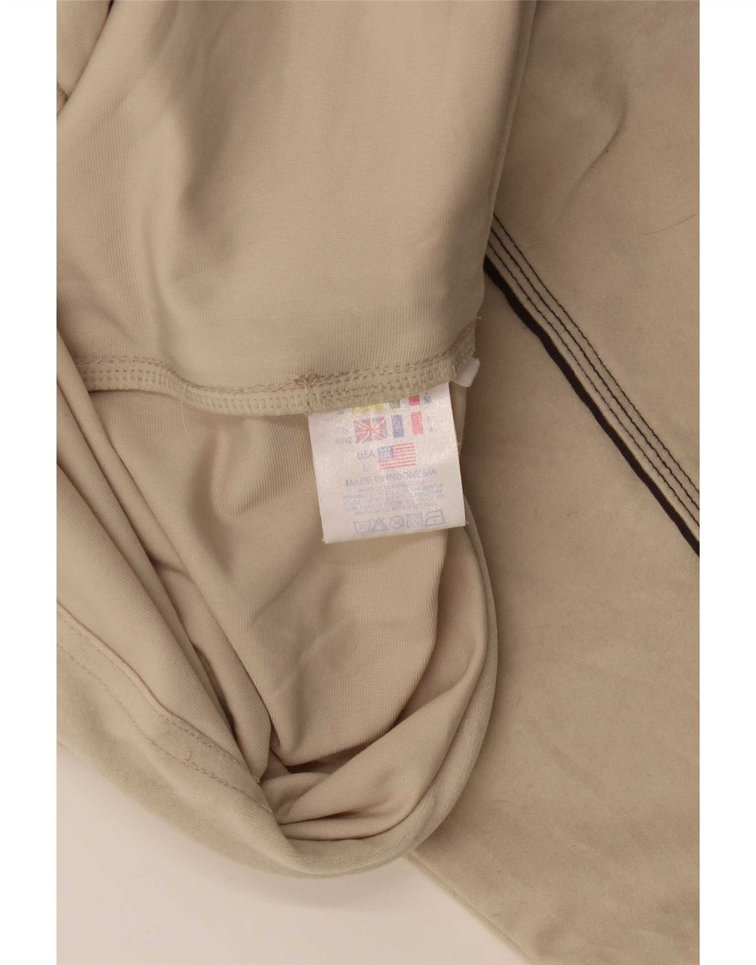 Giacca da tuta da uomo Lotto UK 40/42 Large Beige Poliestere