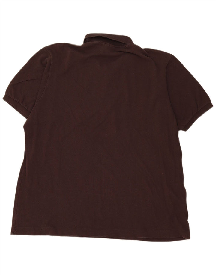 Polo da uomo Lacoste taglia 9 4XL cotone marrone