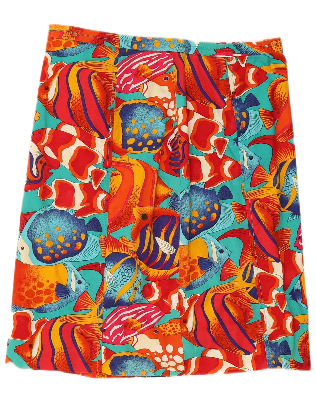 MAX MARA Womens Weekend Straight Skirt UK 14 Large W30 Multicoloured