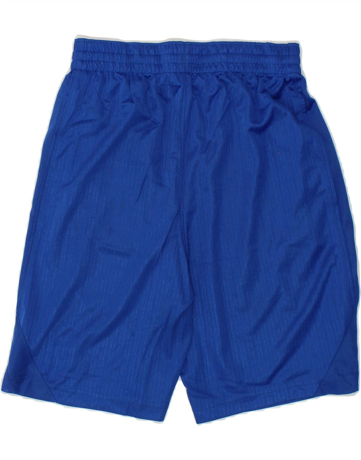 NIKE Boys Sport Shorts 12-13 Years Large Blue Striped Polyester Vintage Nike and Second-Hand Nike from Messina Hembry 