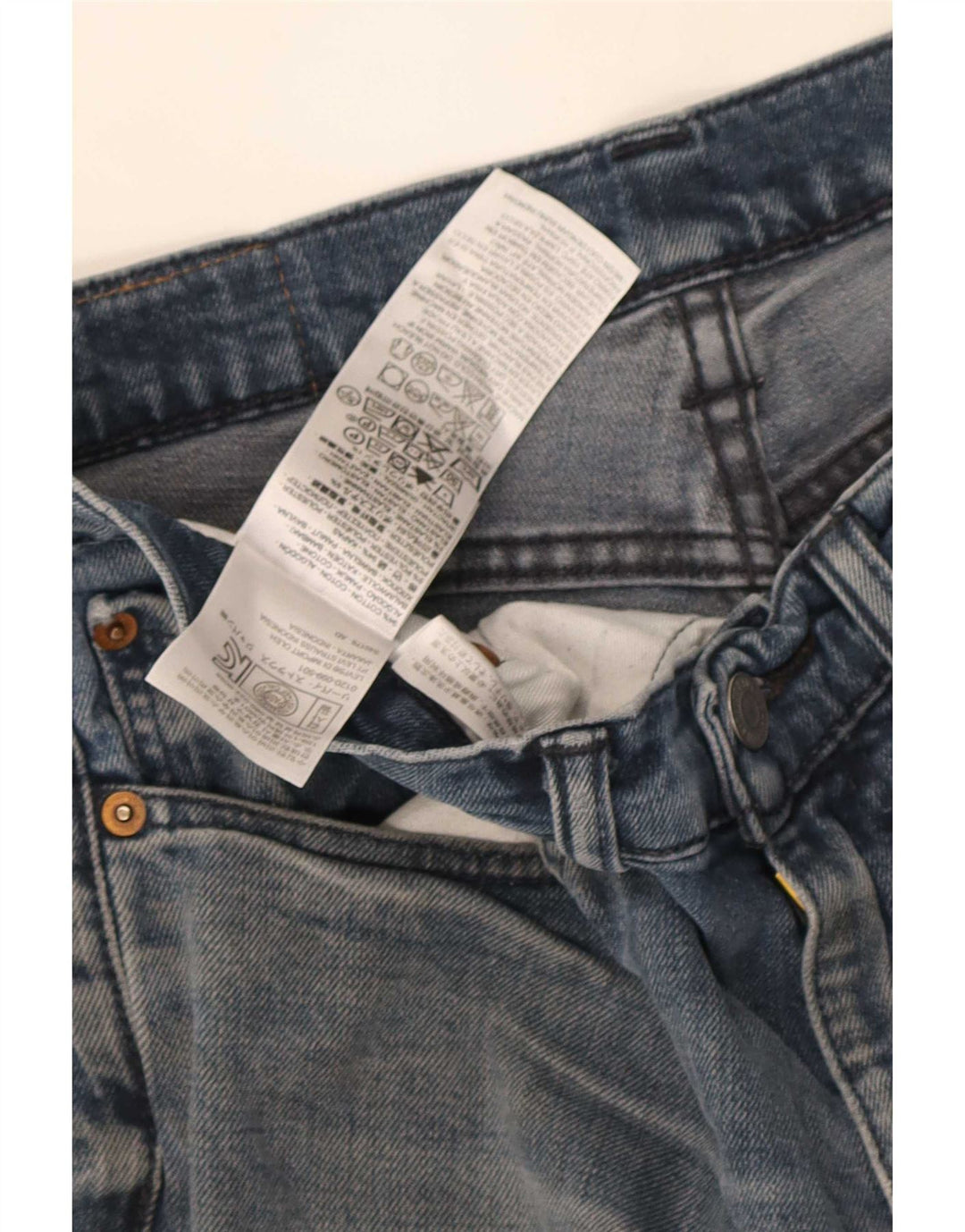 Jeans slim da uomo Levi's W32 L32 in cotone blu