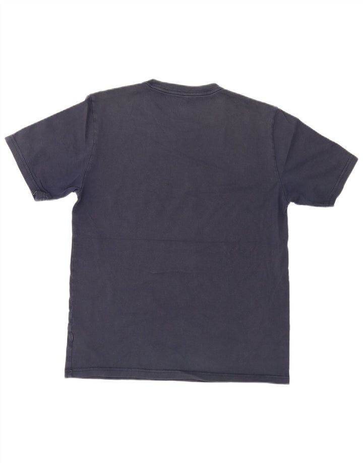 T-shirt grafica da uomo Converse Top in cotone blu navy medio