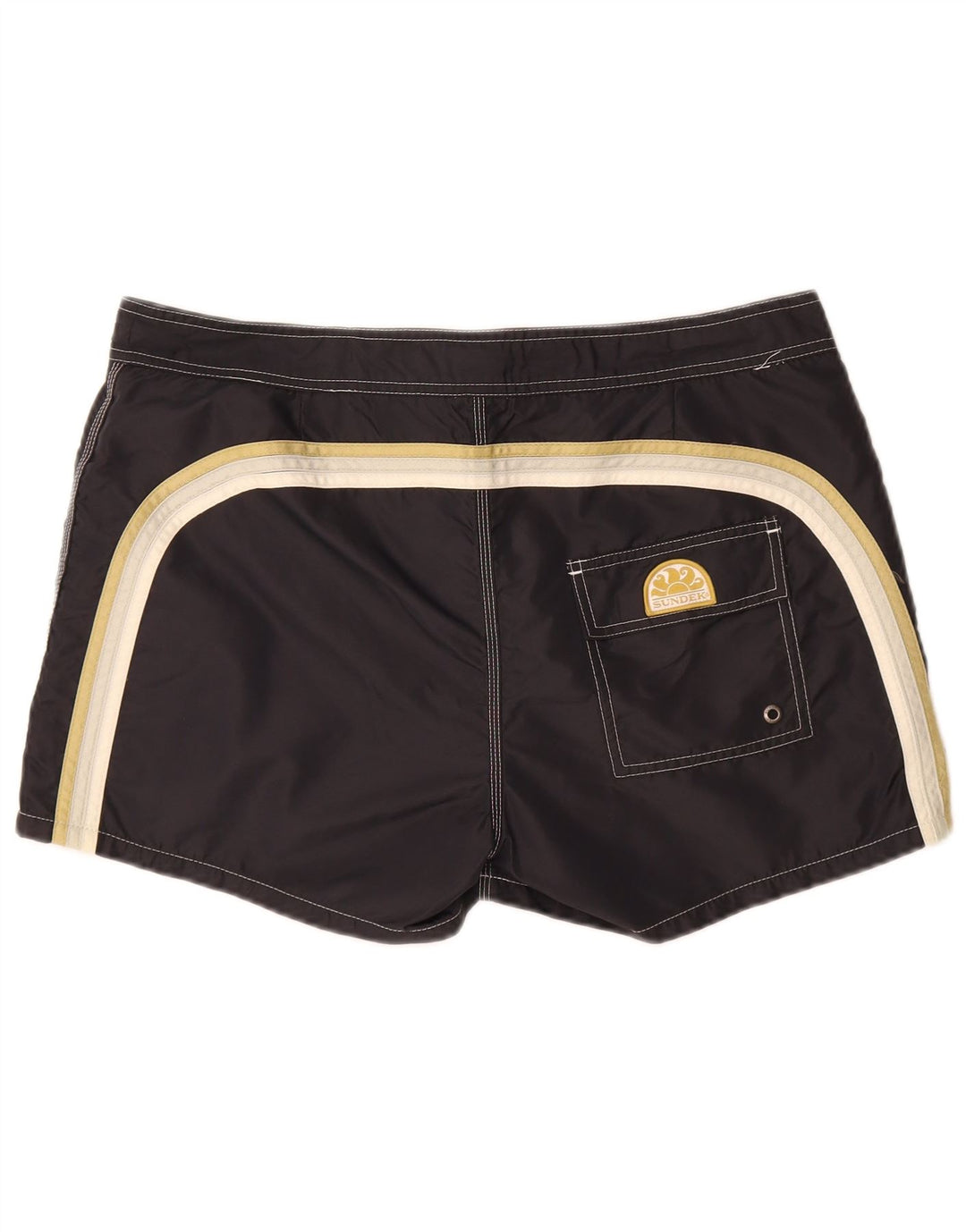 Pantaloncini da bagno da uomo Sundek XL neri a righe