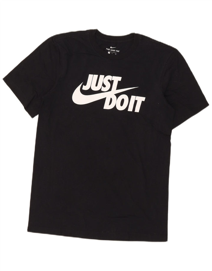 T-shirt grafica da uomo Nike Top piccola nera