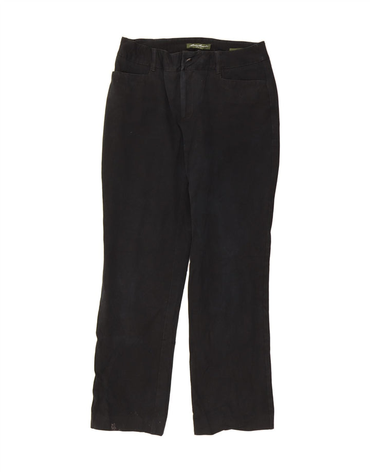 EDDIE BAUER Womens Straight Casual Trousers US 6 Medium W30 L30 Black Vintage Eddie Bauer and Second-Hand Eddie Bauer from Messina Hembry 