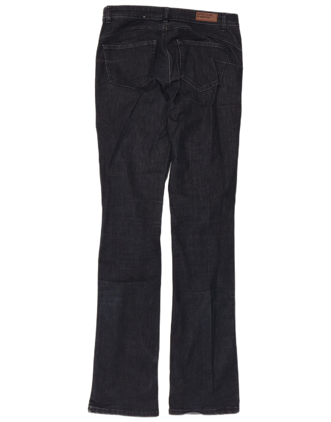 Jeans Bootcut da donna Benetton W30 L34 Blu Navy