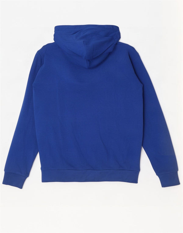 Felpa con cappuccio da uomo vestibilità ampia Under Armour piccola in cotone blu