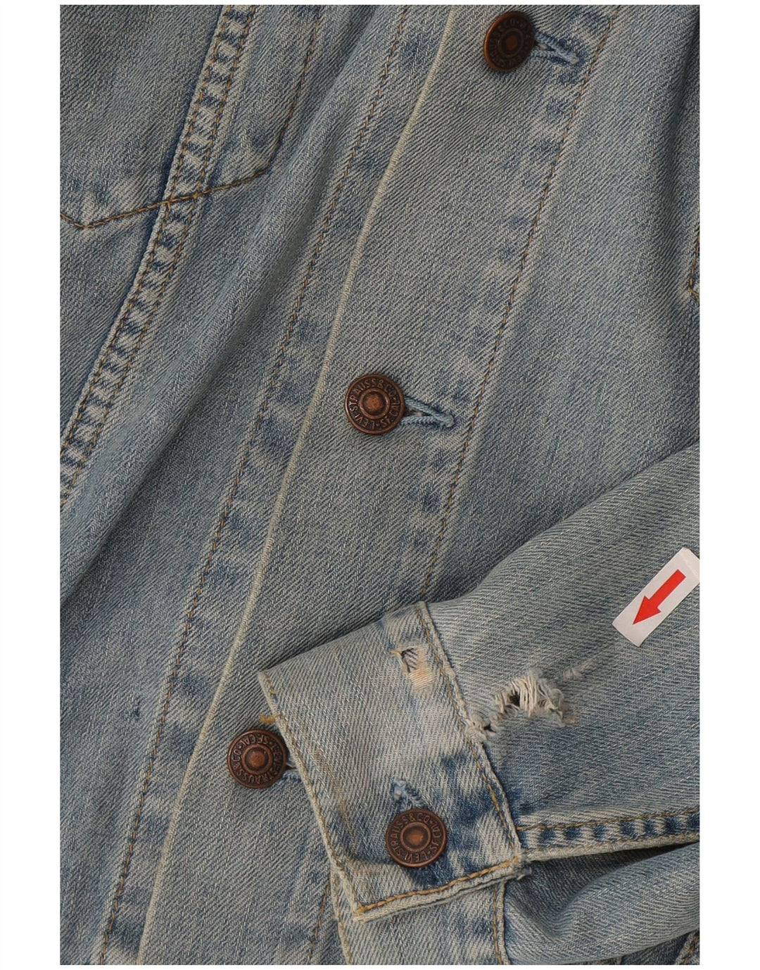 Giacca di jeans da uomo Levi's UK 40 grande blu