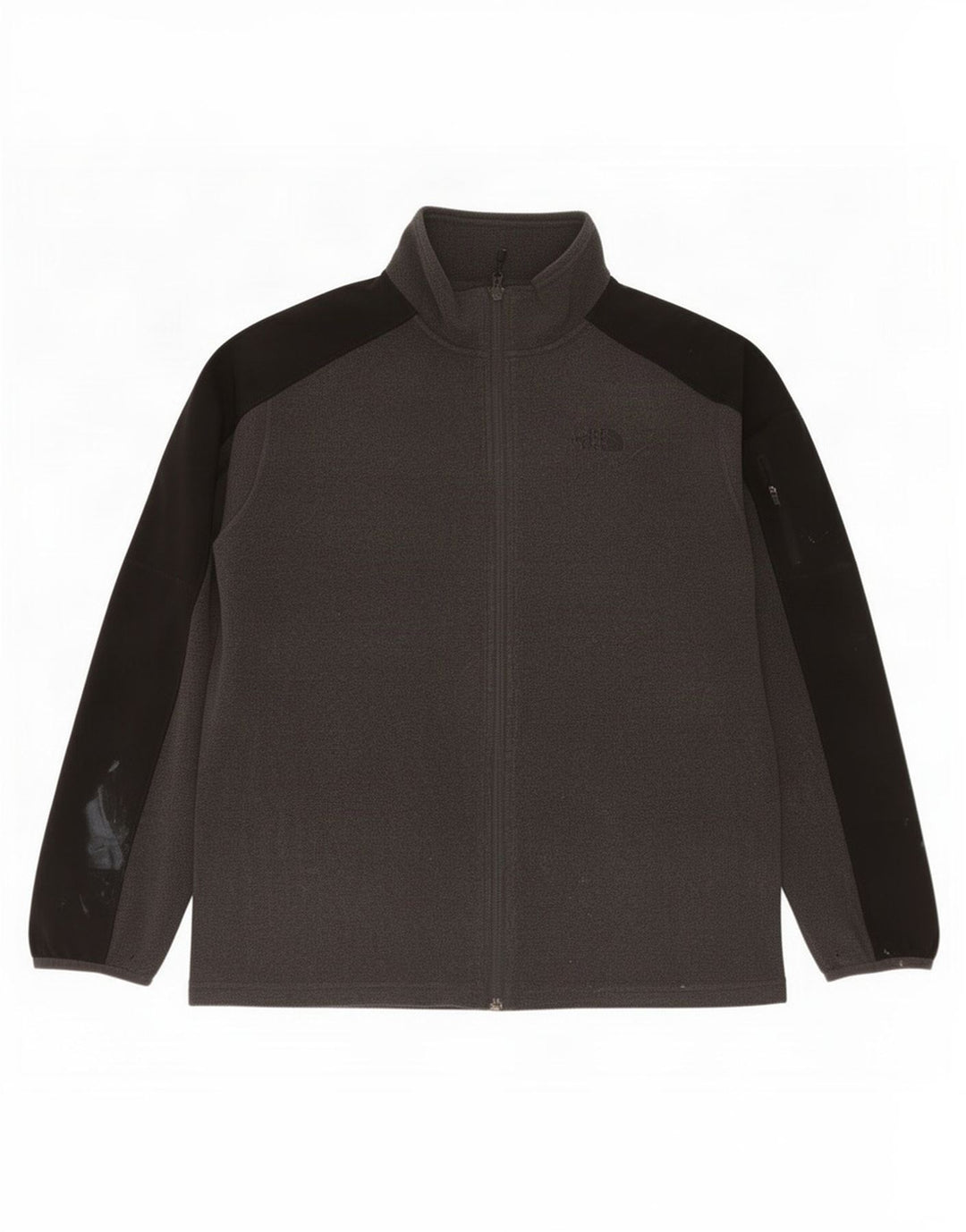 Giacca in pile da uomo The North Face UK 40 Large Grigio Colourblock Poliestere
