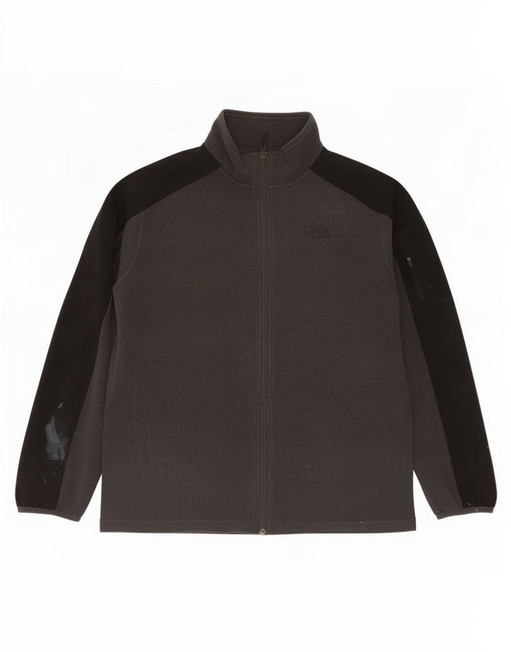 Giacca in pile da uomo The North Face UK 40 Large Grigio Colourblock Poliestere
