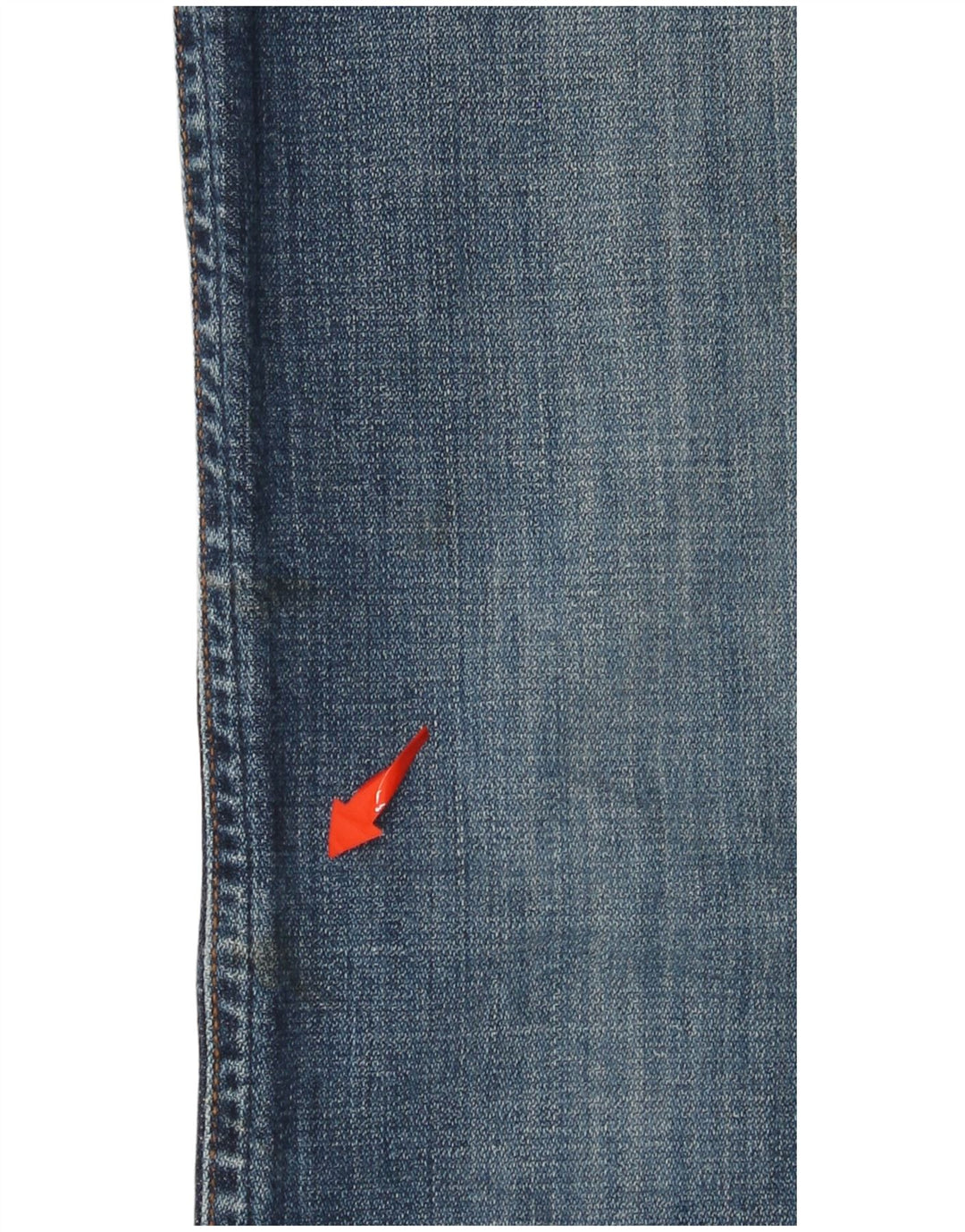 Jeans dritti da uomo Texas WRANGLER W32 L30 cotone blu