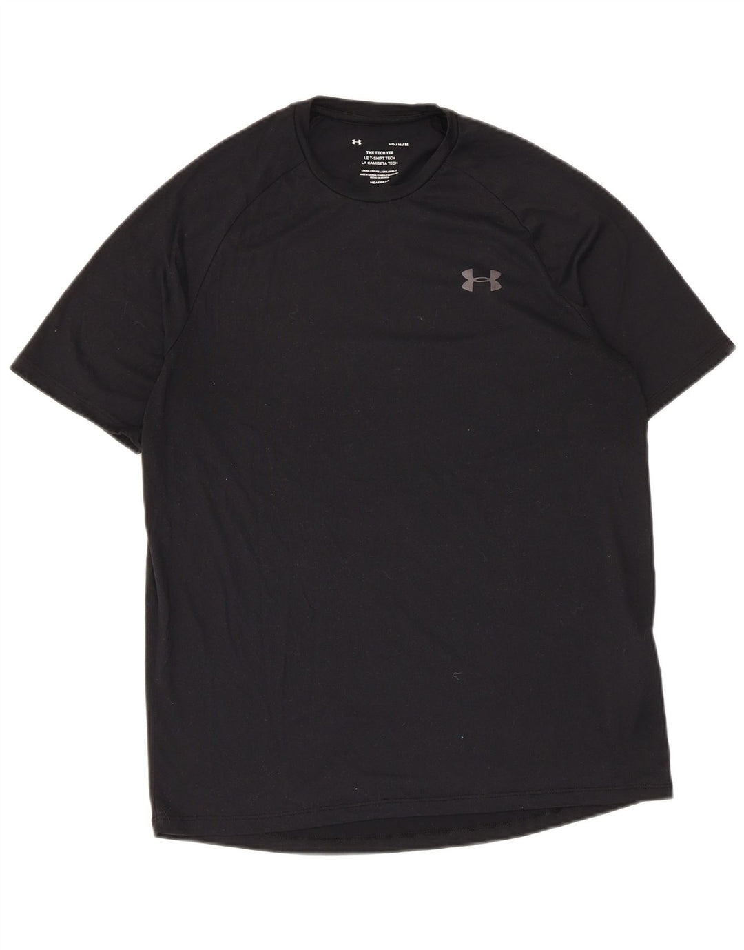 Maglietta Under Armour da uomo Heat Gear Top in poliestere nero medio