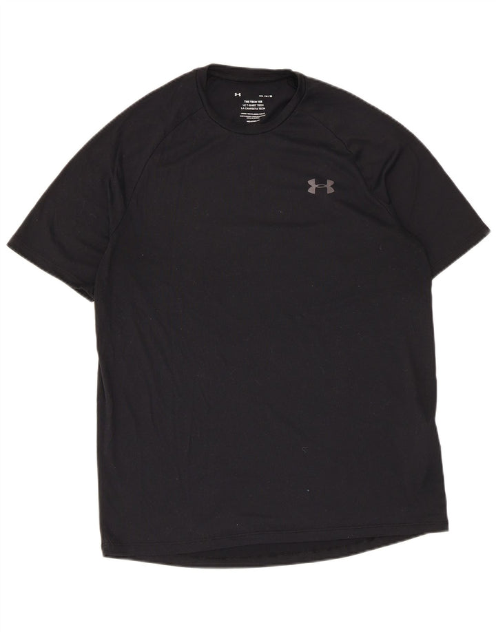 Maglietta Under Armour da uomo Heat Gear Top in poliestere nero medio