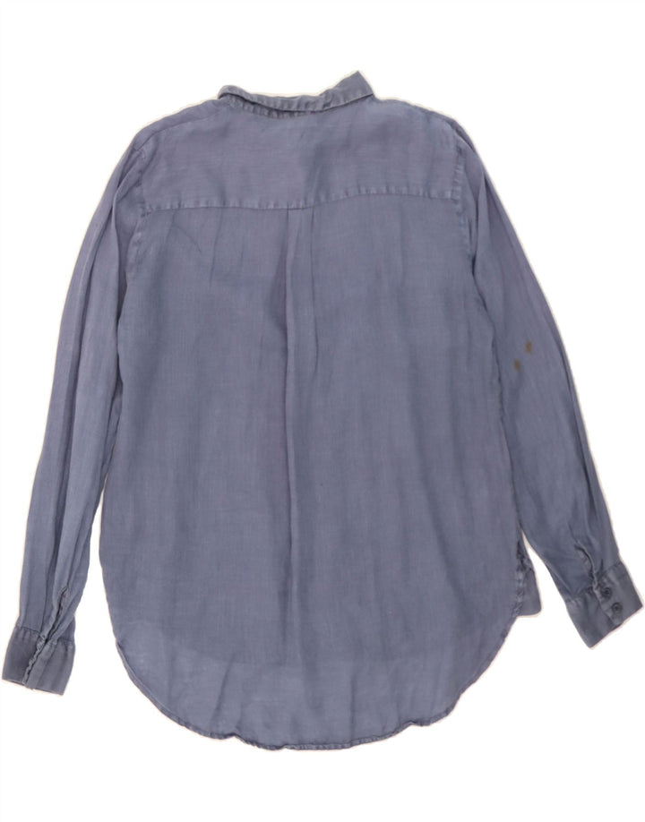 DACK'S Womens Shirt Medium Navy Blue Vintage Dack's and Second-Hand Dack's from Messina Hembry 