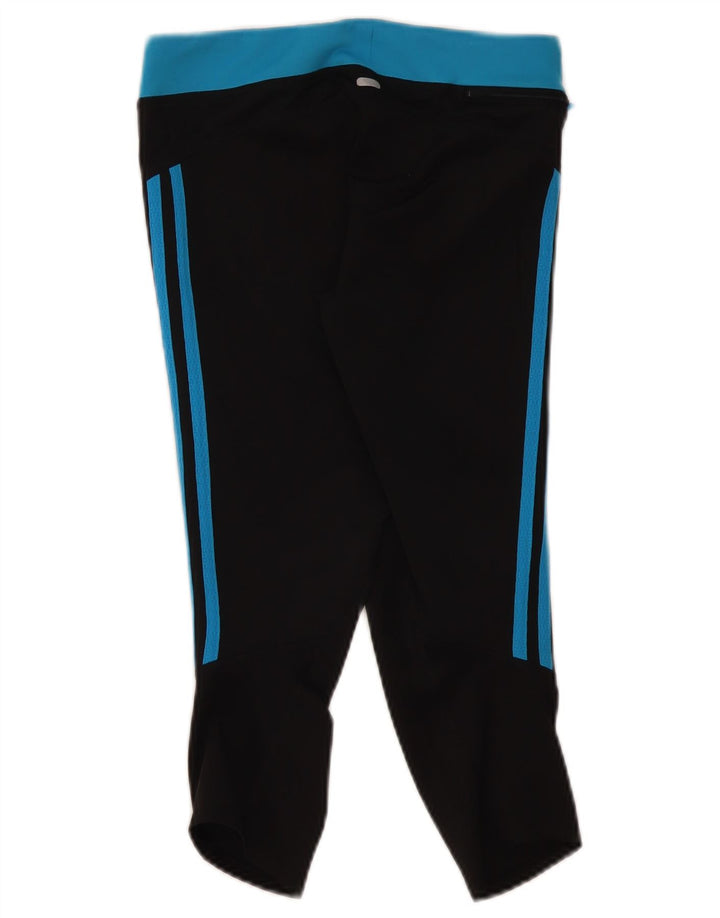 Leggings Adidas Climalite Capri da donna UK 10 piccolo poliestere nero