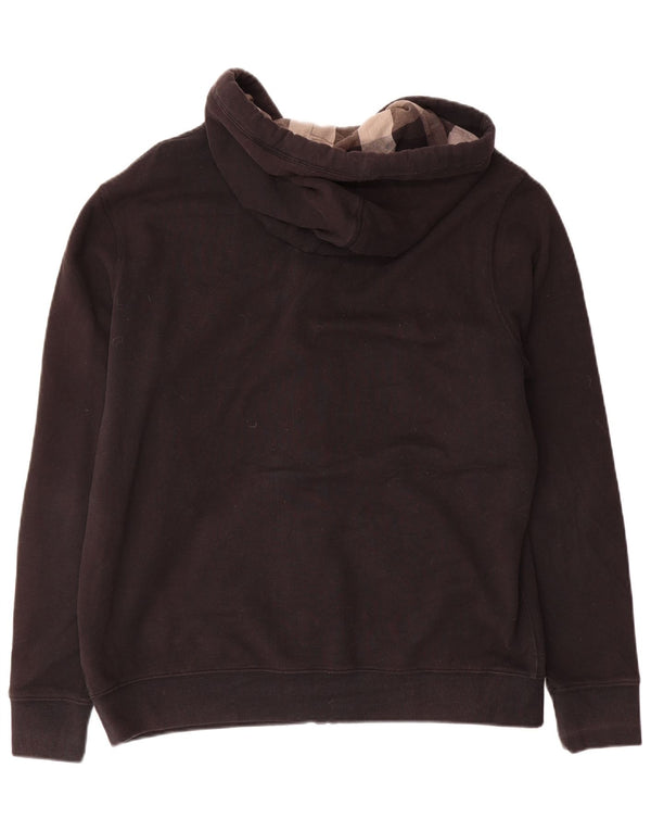 Burberry Uomo Felpa con cappuccio e zip 2XL Cotone nero