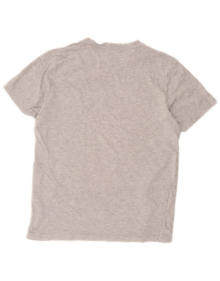 T-shirt grafica da uomo Billabong Top in cotone chiazzato grigio medio