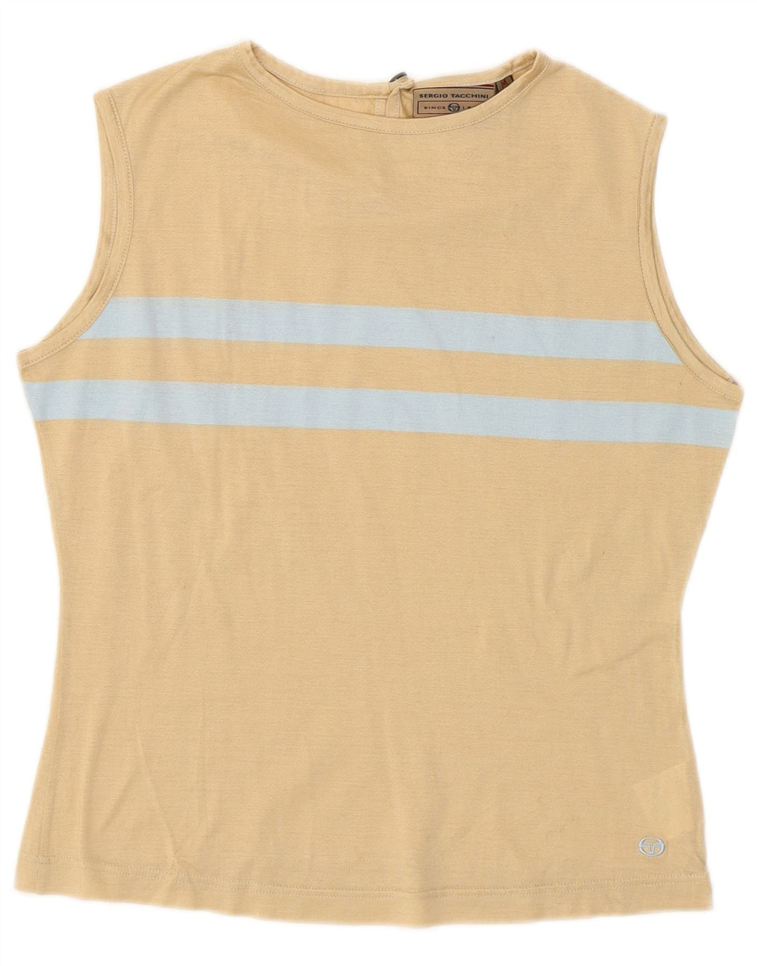 Canotta da donna Sergio Tacchini UK 12 Cotone color block beige medio